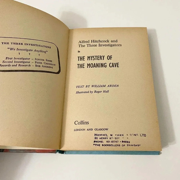 Vtg 1976 Alfred Hitchcock The three Investigators in Mystery of the Moaning Cave - Picture 8 of 16